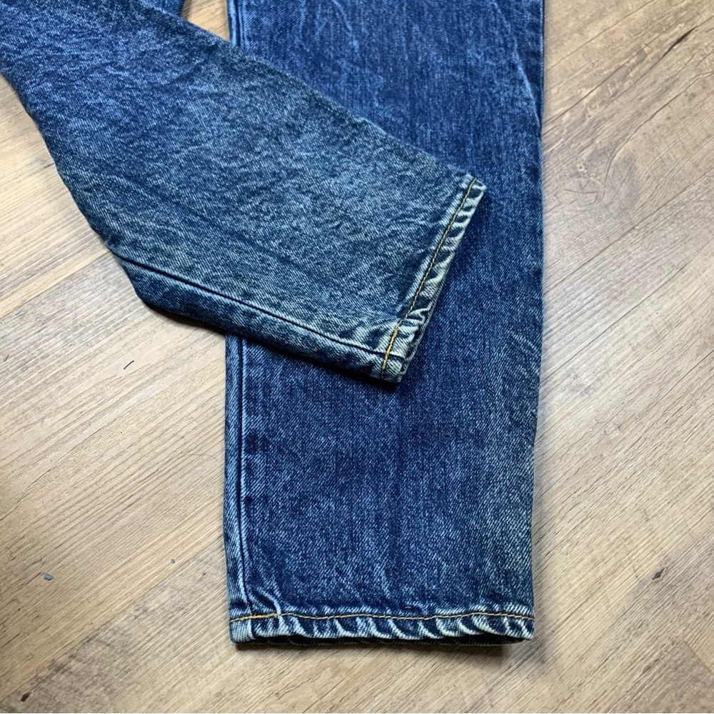 Vintage Patchwork Jeans 9/10 1980's Cottagecore Acid Wash Made In Brazil  - Picture 10 of 13